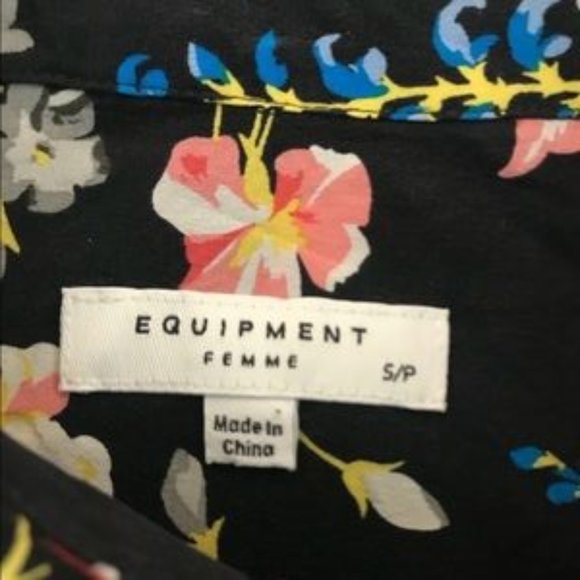 Silk Floral Equipment Collared Shirt - Picture 4 of 4
